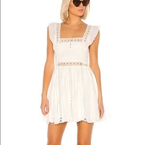 Free People White Verona Dress